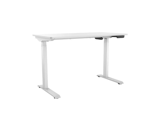 CONTINI höhenverstellbarer Bürotisch 1.2x0.6m weiss