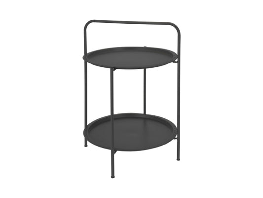 FS-STAR Beistelltisch rund Ø 50cm dunkelgrau