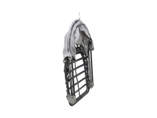 FS-STAR Hängestuhl mit Kissen 100x120x195cm grau