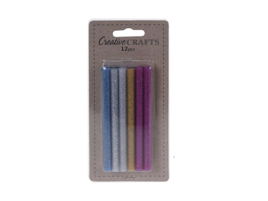 FS-STAR Klebepistolen-Glizzersticks 12 Stk.