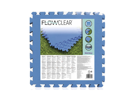 Bestway Poolmatte 9er Pack 50x50 cm