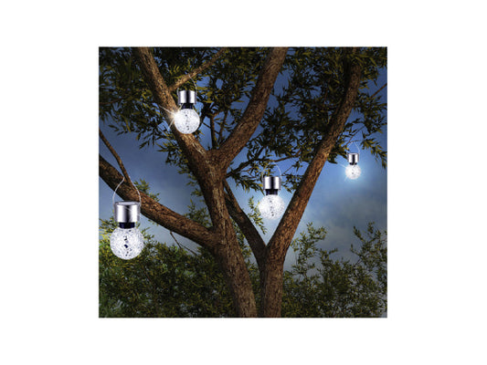 Kynast Solar Glaskugellampen zum Aufhängen Ø 6x9cm