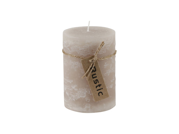 FS-STAR Kerze Rustic Ø 7x10cm taupe Kaufuniversum - FS-STAR Kerze Rustic Ø 7x10cm taupe