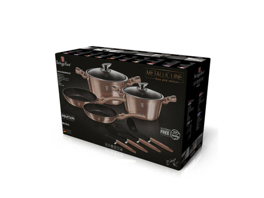Berlinger Haus 10-teiliges Kochgeschirr-Set Rose Gold Edition