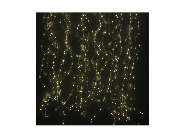 Ekström LED Lichtervorhang Outdoor 540 LED Microlight 75x150cm warm weiss Kaufuniversum - Ekström LED Lichtervorhang Outdoor 540 LED Microlight 75x150cm warm weiss