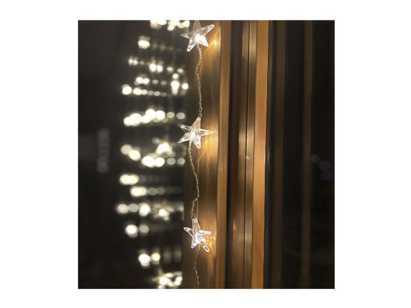Ekström LED Lichtervorhang Outdoor mit Sternen 100 LED 225x200cm, warm weiss Kaufuniversum - Ekström LED Lichtervorhang Outdoor mit Sternen 100 LED 225x200cm, warm weiss