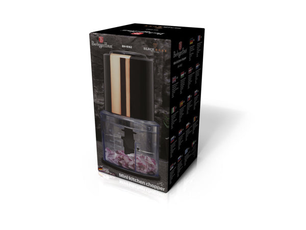 Berlinger Haus mini Zerkleinerer 0.6L Black Rose Collection Kaufuniversum - Berlinger Haus mini Zerkleinerer 0.6L Black Rose Collection