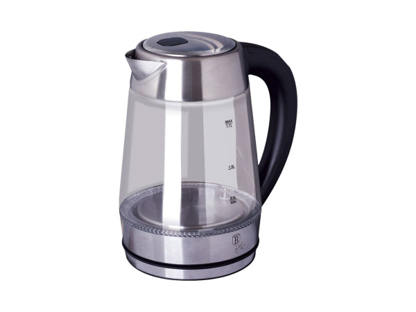 Berlinger Haus Wasserkocher Glas 1.7L / 360°-Drehfuss / Chromstahl Kaufuniversum - Berlinger Haus Wasserkocher Glas 1.7L / 360°-Drehfuss / Chromstahl