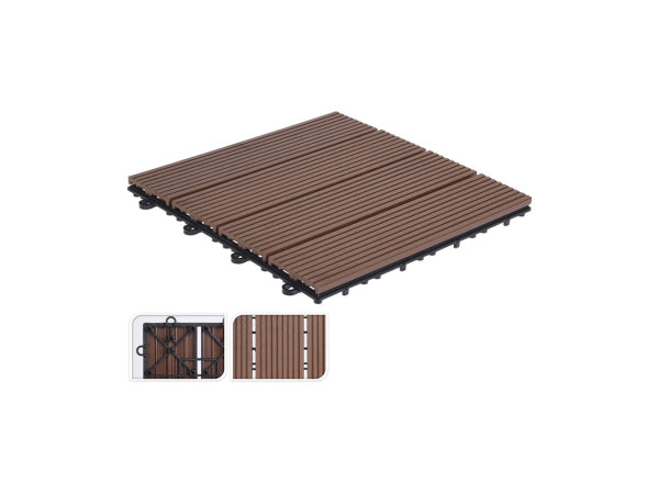 FS-STAR FS Star Terrassenfliese 6er Set braun Kaufuniversum - FS-STAR FS Star Terrassenfliese 6er Set braun