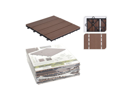 FS-STAR FS Star Terrassenfliese 6er Set braun