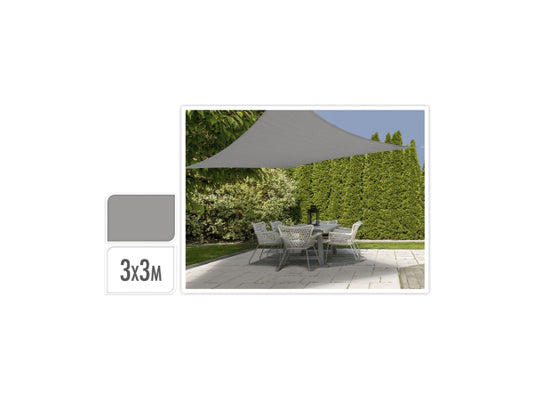 FS-STAR FS Star Sonnensegel 3x3m grau