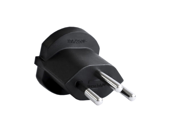 FS-STAR FixAdapter DE auf CH schwarz 230V 3-polig Kaufuniversum - FS-STAR FixAdapter DE auf CH schwarz 230V 3-polig