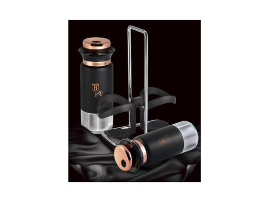 Berlinger Haus Salz- und Pfefferstreuer-Set Black Rose Collection