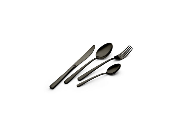 Berlinger Haus 16-teiliges Besteckset Black Silver Collection Kaufuniversum - Berlinger Haus 16-teiliges Besteckset Black Silver Collection