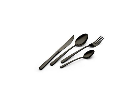 Berlinger Haus 16-teiliges Besteckset Black Silver Collection