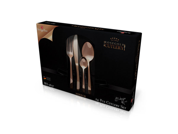 Berlinger Haus 24 teiliges Besteck-Set rosegold Kaufuniversum - Berlinger Haus 24 teiliges Besteck-Set rosegold