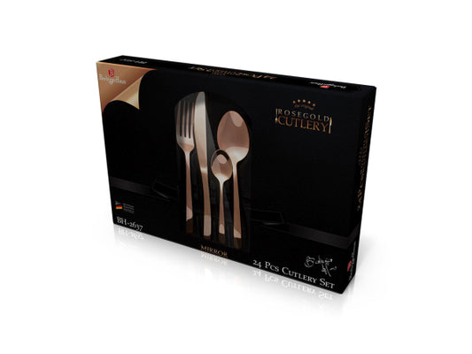 Berlinger Haus 24 teiliges Besteck-Set rosegold