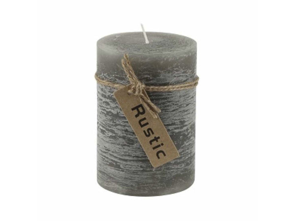 FS-STAR Kerze Rustic 7x10cm grau Kaufuniversum - FS-STAR Kerze Rustic 7x10cm grau