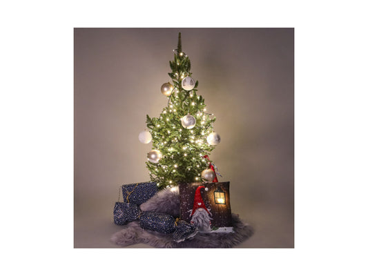 dameco LED Kissen Motiv: Wichtel und Laterne Grösse: 40cmx40cm