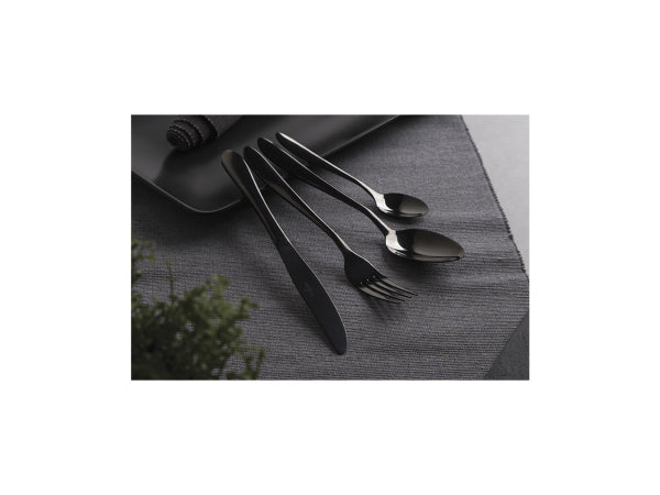 Berlinger Haus 24-teiliges Besteck-Set schwarz Kaufuniversum - Berlinger Haus 24-teiliges Besteck-Set schwarz