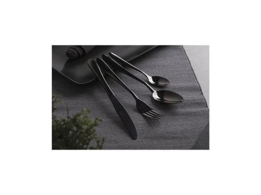 Berlinger Haus 24-teiliges Besteck-Set schwarz