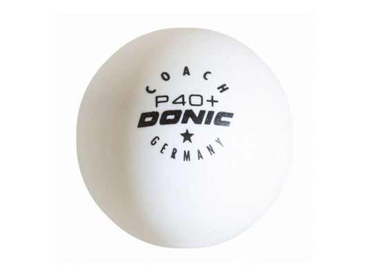 DONIC Tischtennisball P40+ weiss 6 Stk. (1Stern)