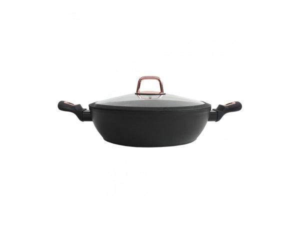 Berlinger Haus Kochtopf mit Deckel 3.8L Ø 28cm Black Rose Edition Kaufuniversum - Berlinger Haus Kochtopf mit Deckel 3.8L Ø 28cm Black Rose Edition