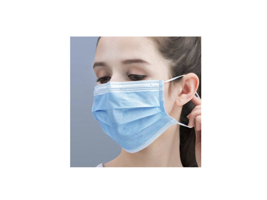 Kibernetik Einweg Mundschutzmaske 175X95mm 3Lagen PP 50 Stk im Karton