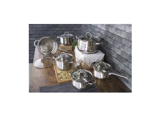 Blaumann 12-teiliges Topfset Edelstahl Gourmet Line