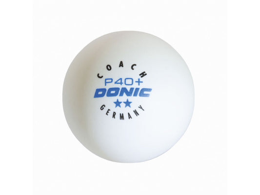 DONIC Tischtennisball P40+ weiss 6 Stk. (2Sterne)