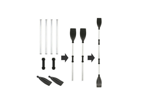 Bestway Hydro Force Kombi Paddles aus Aluminium 2x145cm Kaufuniversum - Bestway Hydro Force Kombi Paddles aus Aluminium 2x145cm