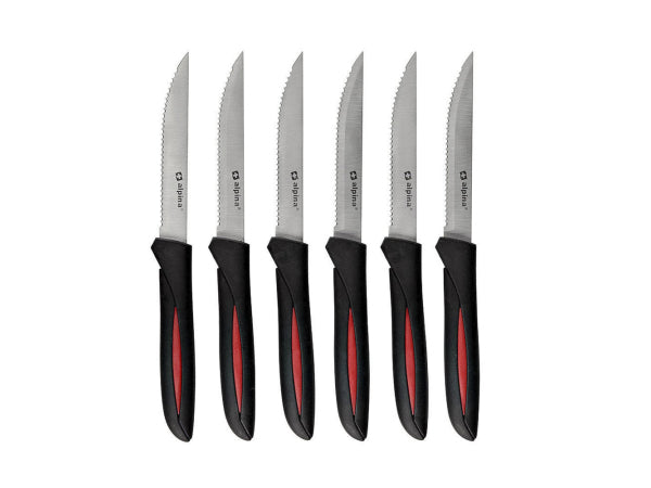 Alpina Steakmesser 6pcs 22.8cm SS/PP Kaufuniversum - Alpina Steakmesser 6pcs 22.8cm SS/PP