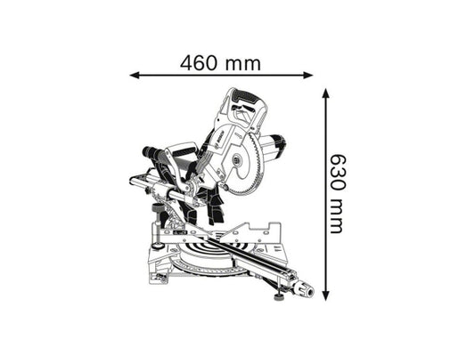 Bosch Professional Bosch GCM 8 SJL Paneelsäge