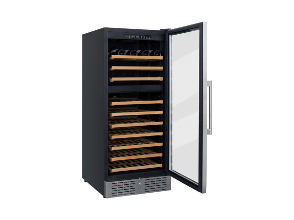 Kibernetik WKH120F01 Weinklimaschrank Chromstahl Kaufuniversum - Kibernetik WKH120F01 Weinklimaschrank Chromstahl