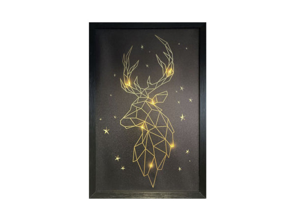 dameco LED Bild Hirschkopf Kaufuniversum - dameco LED Bild Hirschkopf