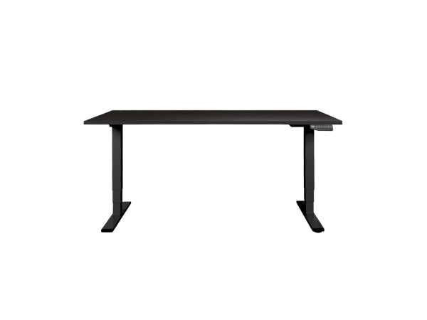 CONTINI höhenverstellbarer Bürotisch 1.8x0.8m schwarz / Gestell schwarz RAL 9005 Kaufuniversum - CONTINI höhenverstellbarer Bürotisch 1.8x0.8m schwarz / Gestell schwarz RAL 9005