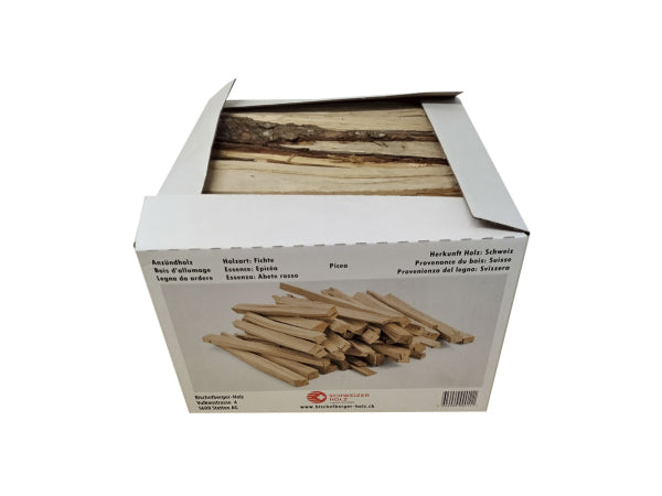 Bischofberger Holz Bischofberger Schweizer Fichte Anzündholz 33cm/10kg Kaufuniversum - Bischofberger Holz Bischofberger Schweizer Fichte Anzündholz 33cm/10kg