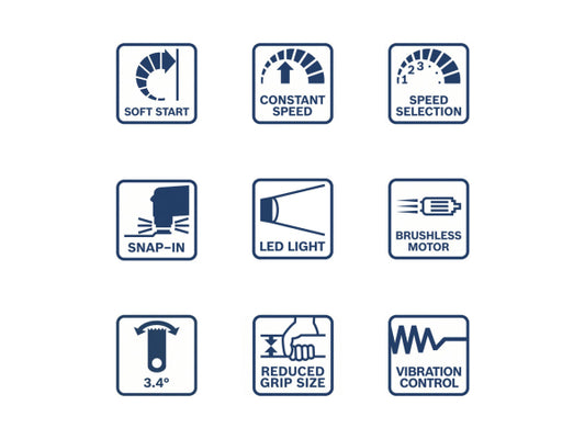 Bosch Professional Bosch GOP 18V-34 solo + Zubehör