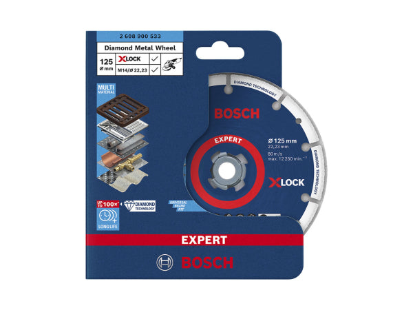 Bosch Professional Bosch Diamanttrennscheibe X-LOCK Metal Wheel 125x22.23mm Kaufuniversum - Bosch Professional Bosch Diamanttrennscheibe X-LOCK Metal Wheel 125x22.23mm