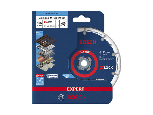 Bosch Professional Bosch Diamanttrennscheibe X-LOCK Metal Wheel 125x22.23mm