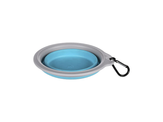 Flamingo Reisenapf Silikon blau/grau 375ml