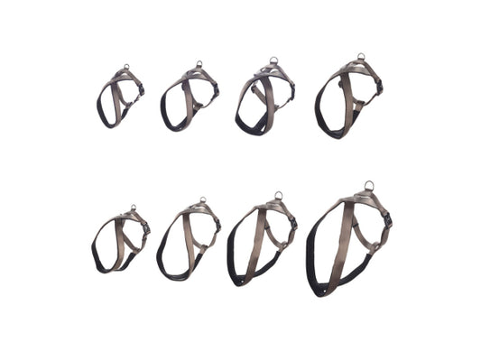 Flamingo Geschirr Nylon Abbi taupe M