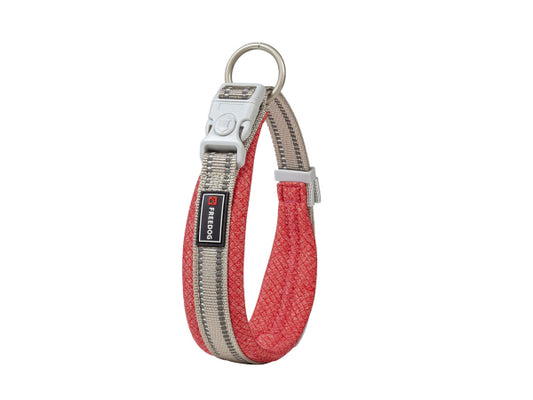 Freedog Halsband Nylon Shiva rot L