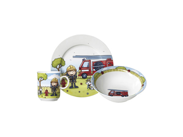 Ritzenhoff & Breker Feuerwehrmann Bernie Kinderset 3-teilig Kaufuniversum - Ritzenhoff & Breker Feuerwehrmann Bernie Kinderset 3-teilig