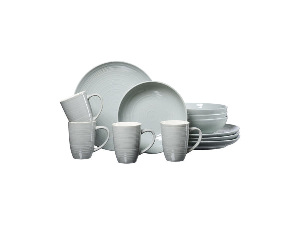 Ritzenhoff & Breker Suomi Kombiset 12-teilig grau-blau Kaufuniversum - Ritzenhoff & Breker Suomi Kombiset 12-teilig grau-blau