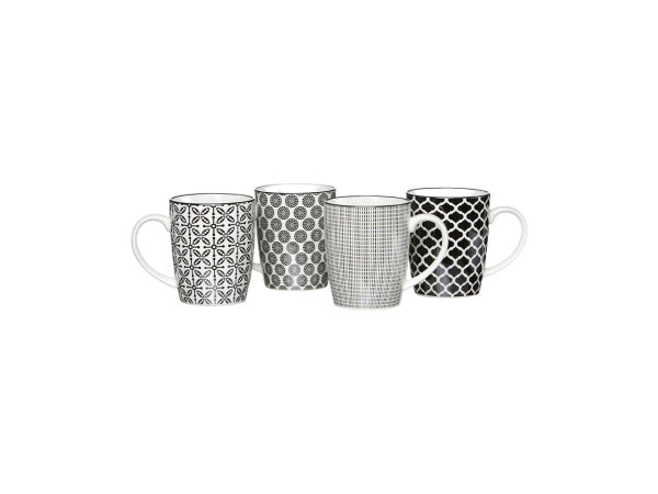 Ritzenhoff & Breker Takeo Kaffeebecherset 4-teilig schwarz Kaufuniversum - Ritzenhoff & Breker Takeo Kaffeebecherset 4-teilig schwarz