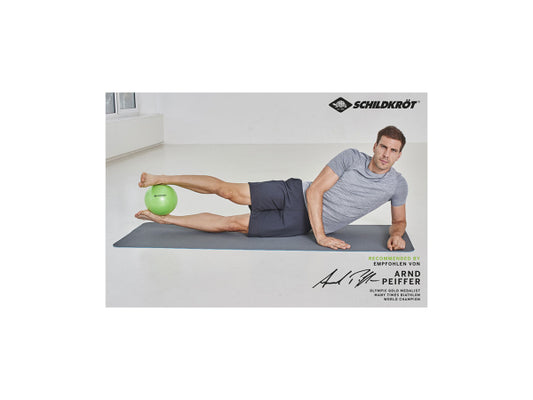 Schildkröt Pilates Ball Ø 28 cm grün