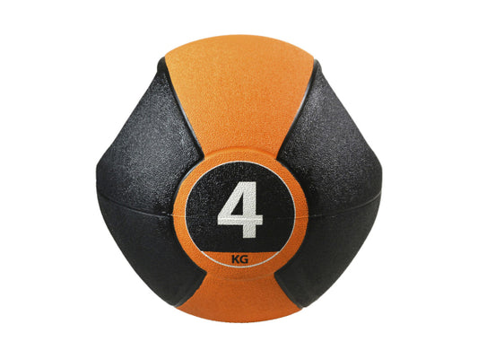 PURE2improve Medizinball mit Griffen 4kg