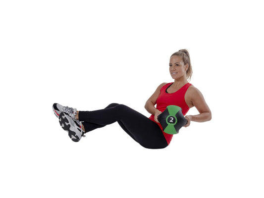 PURE2improve Medizinball mit Griffen 2kg