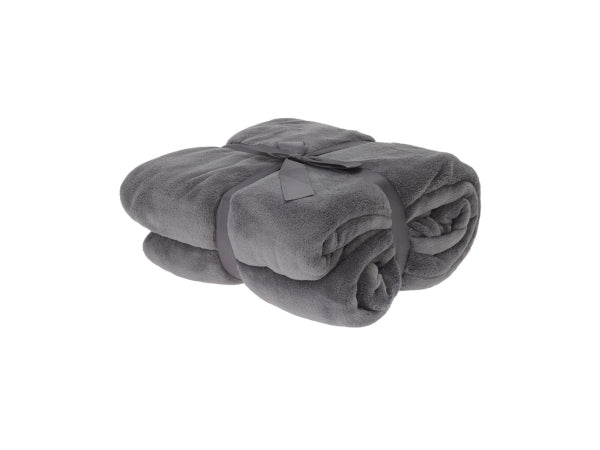 FS-STAR Fleece Decke 180x230cm grau Kaufuniversum - FS-STAR Fleece Decke 180x230cm grau